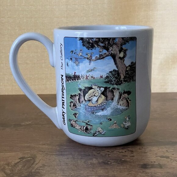 Vintage Gary Patterson Golf Ball Mug White Novelty 3D Coffee Cup The Gallery - Picture 6 of 12